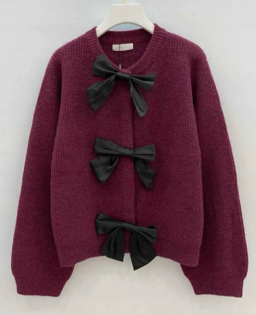 Knitted Bow Jumper