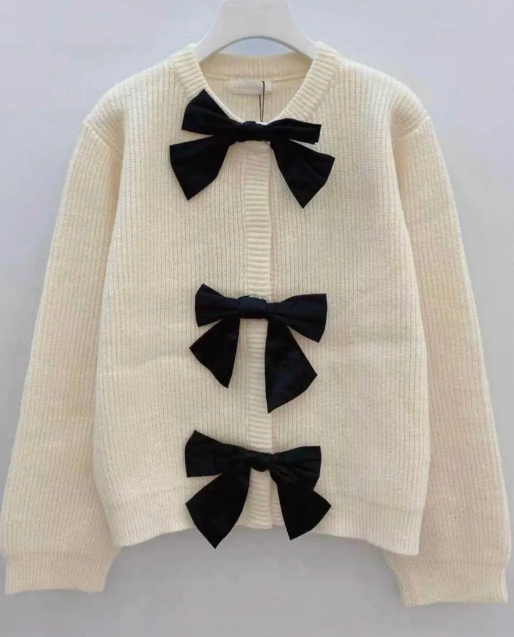 Knitted Bow Jumper