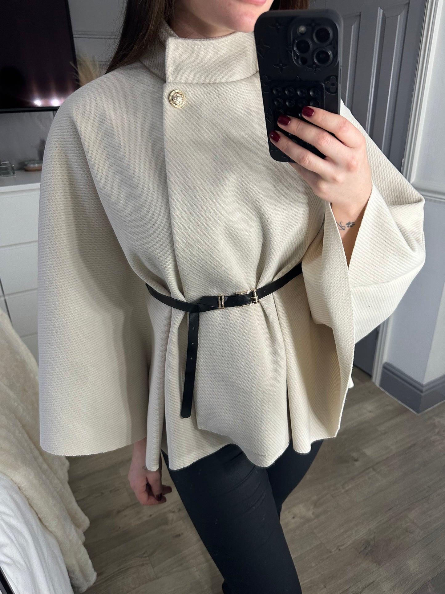 Belted Poncho