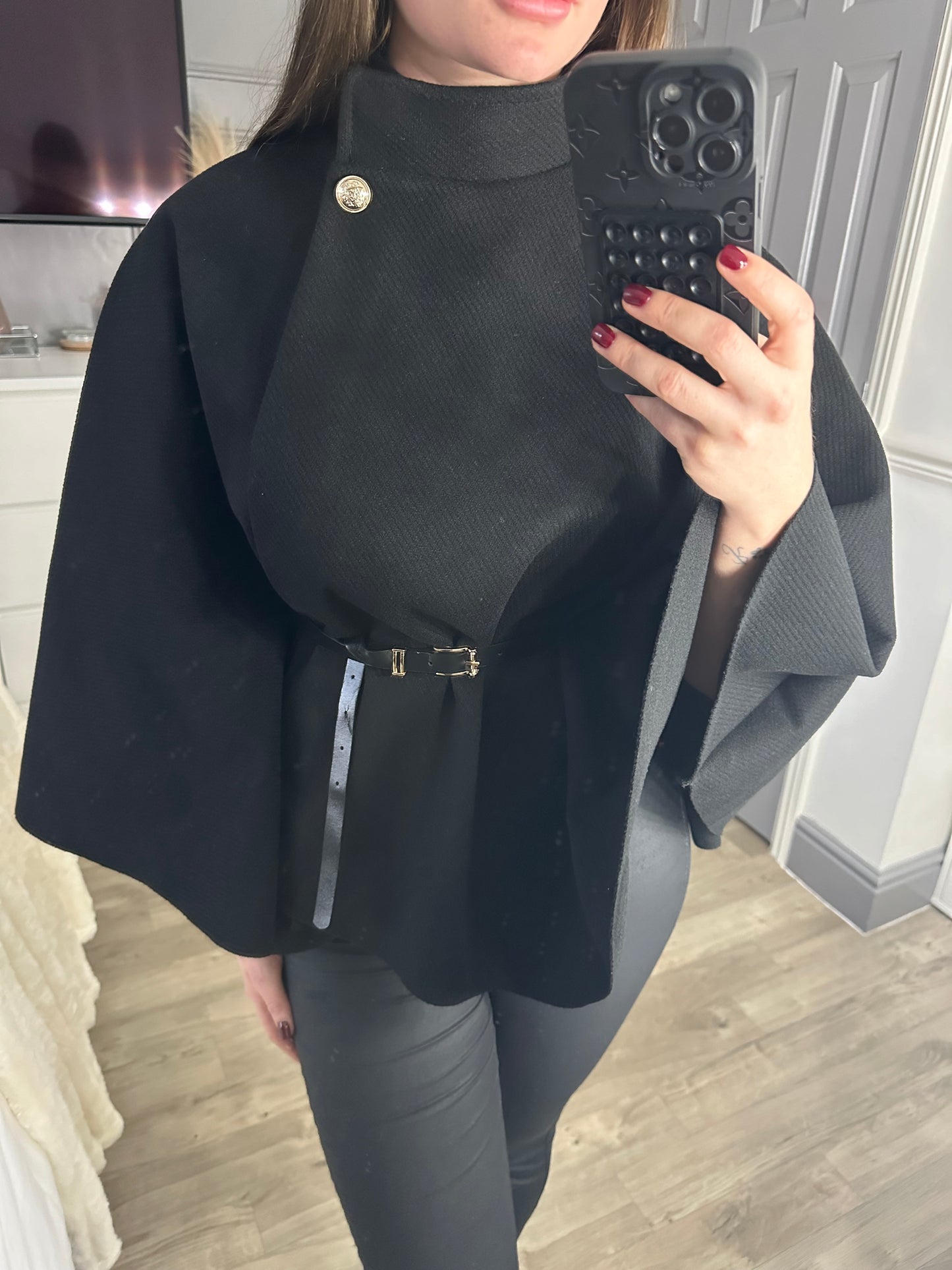 Belted Poncho